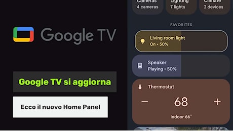 Google TV si aggiorna: ecco il nuovo Home Panel, screensaver con AI e tanto altro