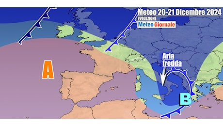 Meteo 7 Giorni: riecco pioggia e neve, Natale invernale su parte d’Italia