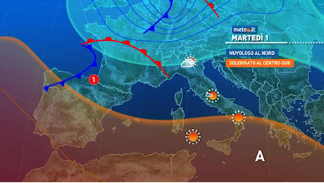 Meteo 1 ottobre: peggiora al Nord. Al Sud e in Sicilia picchi di 30 gradi