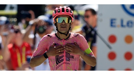 Carapaz, primo storico successo di tappa al Tour. Pogacar resta maglia gialla