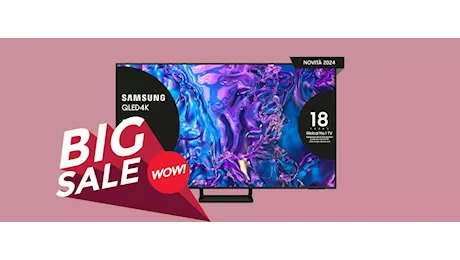 Samsung Smart TV da 55 pollici in promozione esclusiva ancora per pochissimo