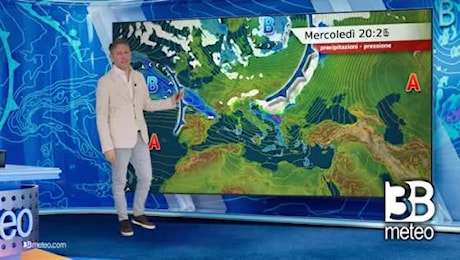 Previsioni meteo video di mercoledì 20 novembre sull'Italia