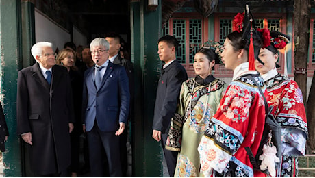 Mattarella visita mostra su Marco Polo a Pechino