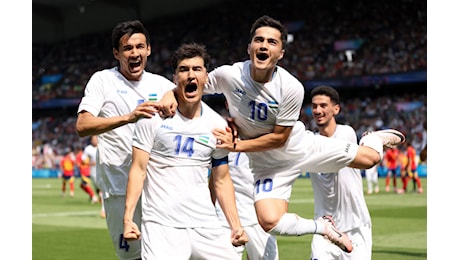 Shomurodov segna il primo gol olimpico nella storia dell’Uzbekistan