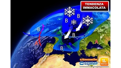 Meteo: Immacolata, entro l'8 Dicembre Freddo da Nord, Neve a bassa quota, vediamo dove