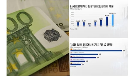 Tassa sugli extraprofitti, a quanto ammontano gli utili delle banche italiane?