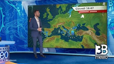 Previsioni meteo video di giovedì 14 novembre sull'Italia