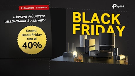 TP-Link, le offerte per il Black Friday 2024 fino al 40%