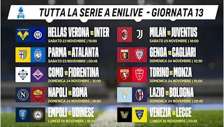 Serie A 2024/25 - Diretta DAZN 13a Giornata: Palinsesto e Telecronisti