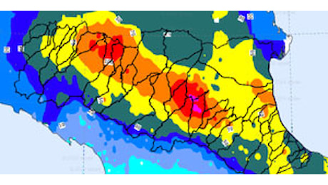 Primi dati sulle precipitazioni del 19 ottobre