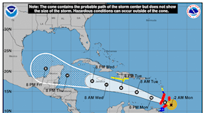 Uragano Beryl nella storia: è il primo uragano atlantico di categoria 4 mai registrato nel mese di giugno