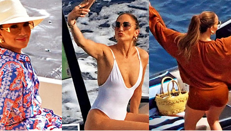 Jennifer Lopez, vacanza (di lusso) a Positano lontana da Ben Affleck: le foto