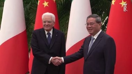 Mattarella Riequilibrare i rapporti commerciali con la Cina