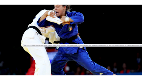 Parigi 2024, Giuffrida quarta nel judo tra rabbia e polemiche: «L'arbitro non ha simpatia per me»