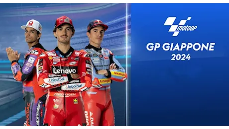 MotoGP 2024, diretta esclusiva Gran Premio Giappone Sky Sport, NOW. Sprint Live su TV8