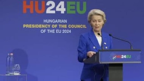 Ue, von der Leyen: il rapporto Draghi focus del summit di Budapest