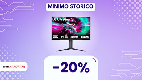 Meglio 4K o 144Hz? Perché scegliere quando c'è questo monitor da gaming LG al minimo storico!