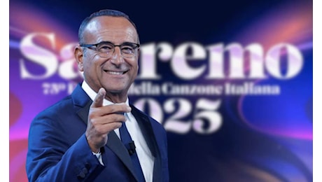 Sanremo 2025, i nomi dei Big saranno annunciati da Carlo Conti al Tg1 delle 13.30: ecco quando