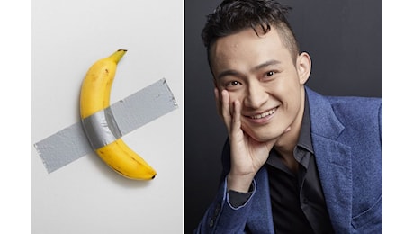 Chi è Justin Sun, l’imprenditore di criptovalute che si è aggiudicato la banana di Cattelan