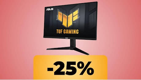 Il monitor ASUS TUF VG28UQL1A in 4K e 144Hz è al minimo storico su Amazon con la Festa delle Offerte Prime