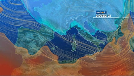 Meteo: neve fino a bassa quota nelle prossime ore, possibili fiocchi fino in città! Le previsioni dal 21 novembre