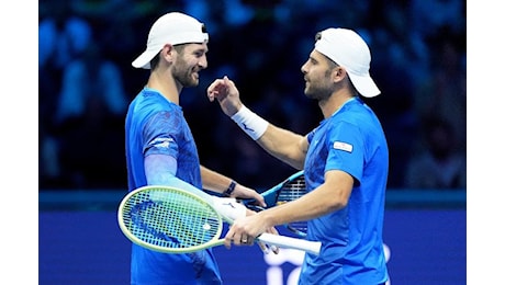 Bolelli e Vavassori sognano la semifinale a Torino: alle 18 sfidano Krawietz/Puetz