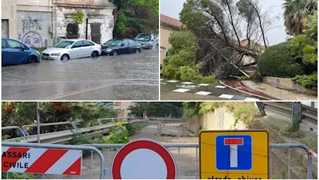 Sassari: allagamenti, esondazioni e strade chiuse, in poche ore caduti 55 millimetri d’acqua