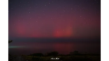 FENOMENO Vieste: il primo dell’anno regala l’aurora boreale