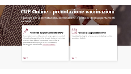 Hpv, sabato 11 gennaio al via la campagna di vaccinazione / Notizie / Novità