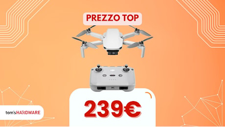 Con 239€ puoi avere oggi un drone DJI, uno dei più richiesti