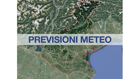 Previsioni Meteo Veneto, torna il maltempo con calo delle temperature
