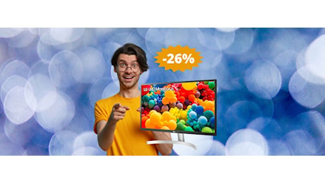 Monitor LG 4K: devi comprarlo SUBITO a questo prezzo (-26%)