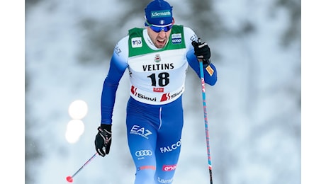 Federico Pellegrino sfiora il podio nella sprint a tecnica classica in Val di Fiemme