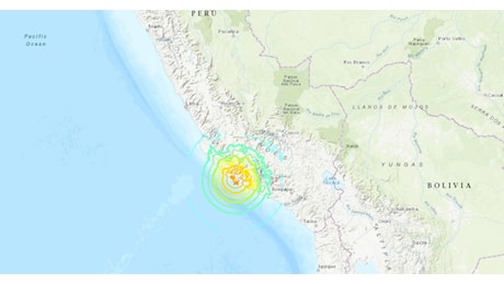 Terremoto di magnitudo 7.2 al largo del Perù: ritirata l’allerta tsunami