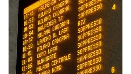 Trenord, corse cancellate per lo sciopero dopo l’aggressione di Genova