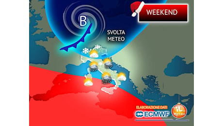 Meteo: Weekend con importanti novità; gli aggiornamenti per Sabato 4 e Domenica 5 Gennaio