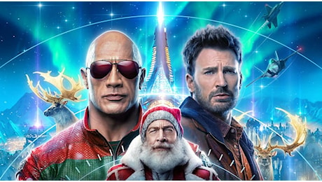 Uno Rosso: le prime reazioni al film di Natale con Dwayne Johnson e Chris Evans sono meno pessime del previsto