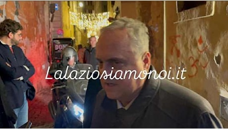 Lazio, Lotito: Un bagno d'umiltà serve sempre. Pensiamo a recuperare e... - VIDEO