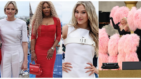 Parigi 2024, le pagelle dei look: Charlene di Monaco perfetta (10) Serena Williams infiamma (7), Lady Gaga in burlesque (9), Eilee Gu da rivedere (5)