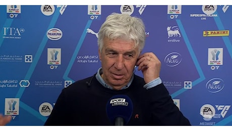 Gasperini: “Irregolare il primo gol dell’Inter. Non ho snobbato la Supercoppa”