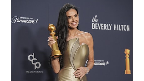 Il toccante discorso di Demi Moore ai Golden Globes