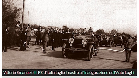 Auto e moto d’epoca domenica sulla Milano Laghi per i 100 anni dell’autostrada