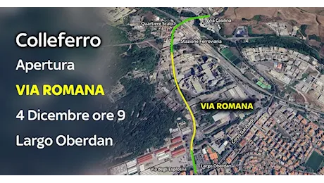 Colleferro. Mercoledì 4 Dicembre Cerimonia di apertura della Via Romana. Ritrovo in Largo Oberdan alle ore 9