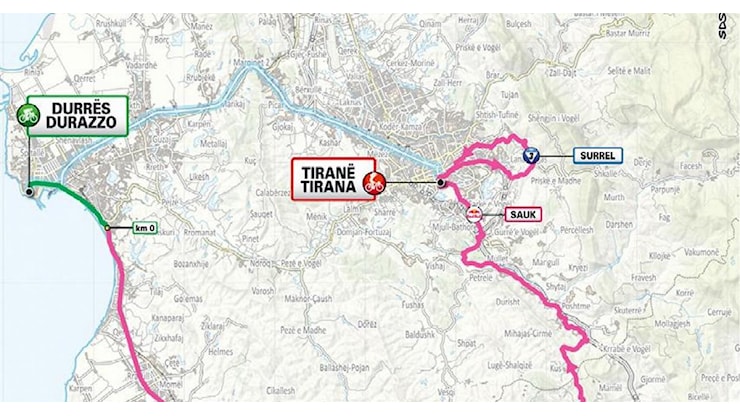 Giro d’Italia 2025, 1a tappa Durazzo-Tirana 160 km - RaiNews Giro d’Italia 2025, 1a tappa Durazzo-Tirana 160 km - RaiNews