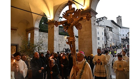 Processione in centro per il Giubileo