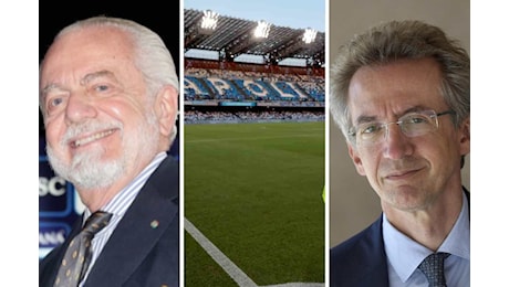 Stadio Maradona, incontro De Laurentiis – Manfredi: c’è un primo accordo
