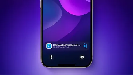iOS 18.2 mostra i download di Safari su Lock Screen e Isola dinamica