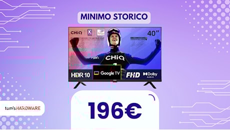 Offerta shock: TV HDR10 senza cornice a meno di 200€!
