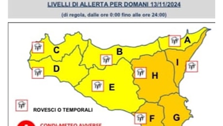 Nuova allerta meteo e controlli: domani scuole chiuse a Catania