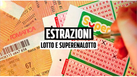 Estrazioni Lotto, SuperEnalotto e 10eLotto di venerdì 26 luglio 2024, i numeri vincenti: nessun 6 o 5+1